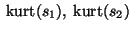 $\:\mbox{kurt}(s_1), \:\mbox{kurt}(s_2)$