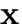 ${\bf x}$