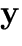 ${\bf y}$